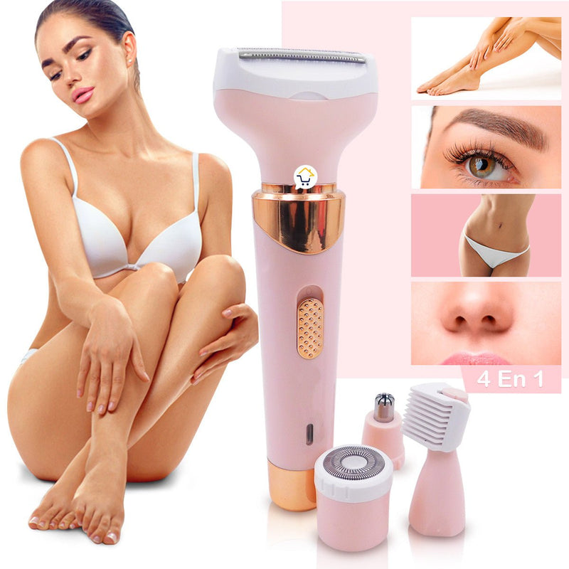 Depiladora Facial y Corporal 4 en 1 – Suavidad sin dolor en minutos - Vivancolombia