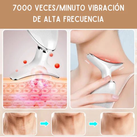 Masajeador Facial LED con Vibración - Rejuvenated Skin® - Vivancolombia