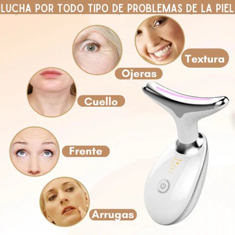 Masajeador Facial LED con Vibración - Rejuvenated Skin® - Vivancolombia