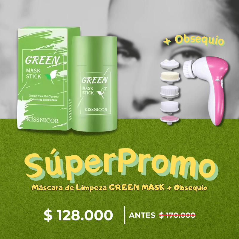 Mascarilla Green Stick [+ OBSEQUIO Exclusivo] - Vivancolombia